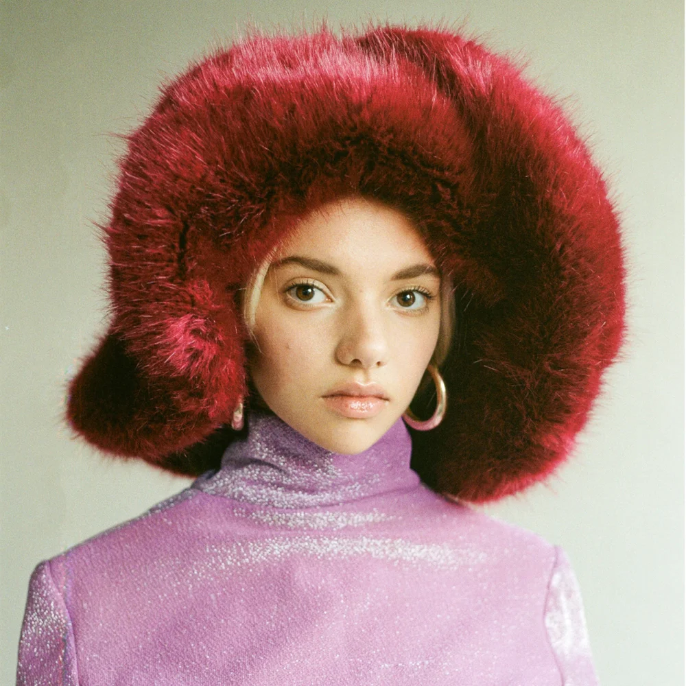 Marion Hat in Raspberry — Emma Brewin