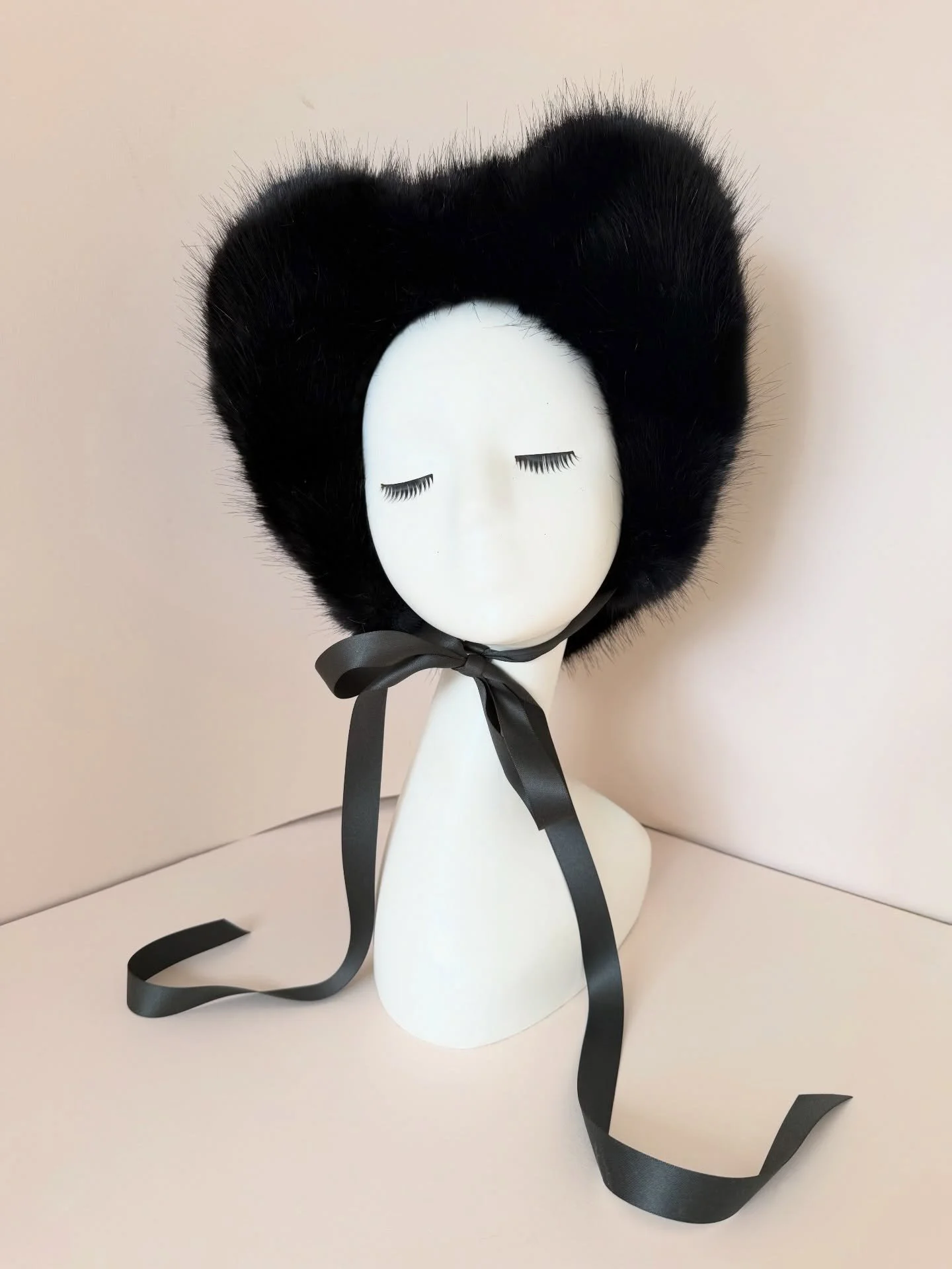 A Limited run of our sold out Love Heart Bonnets in black are now available to purchase. Please find them in the Studio Editions section of our site 🖤