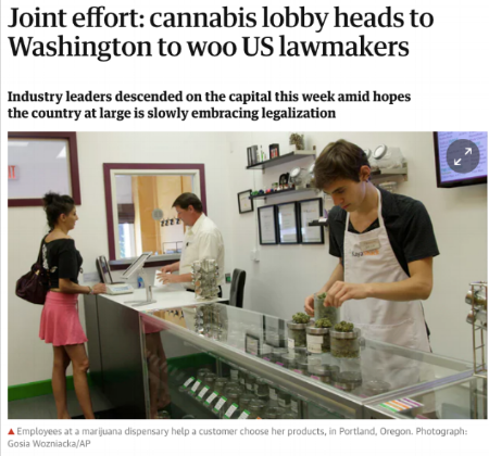 “There’s an air of legitimacy around our group that makes me hopeful that the stigma is going to fall away,” said Blake Mensing, a cannabis attorney from Massachusetts who helps clients obtain local permits and state licenses for adult use cannabis businesses. https://www.theguardian.com/society/2018/may/24/cannabis-industry-lobby-washington-legalization