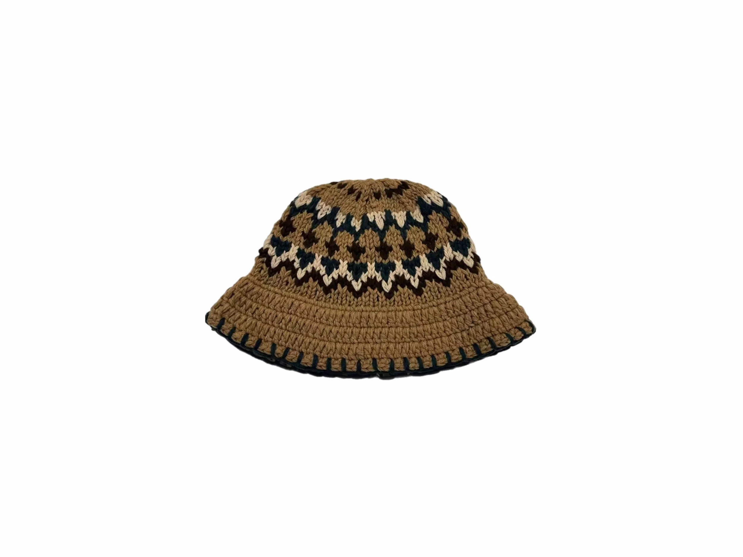 D.O.T. Diamond Knit Woven Bucket Hat