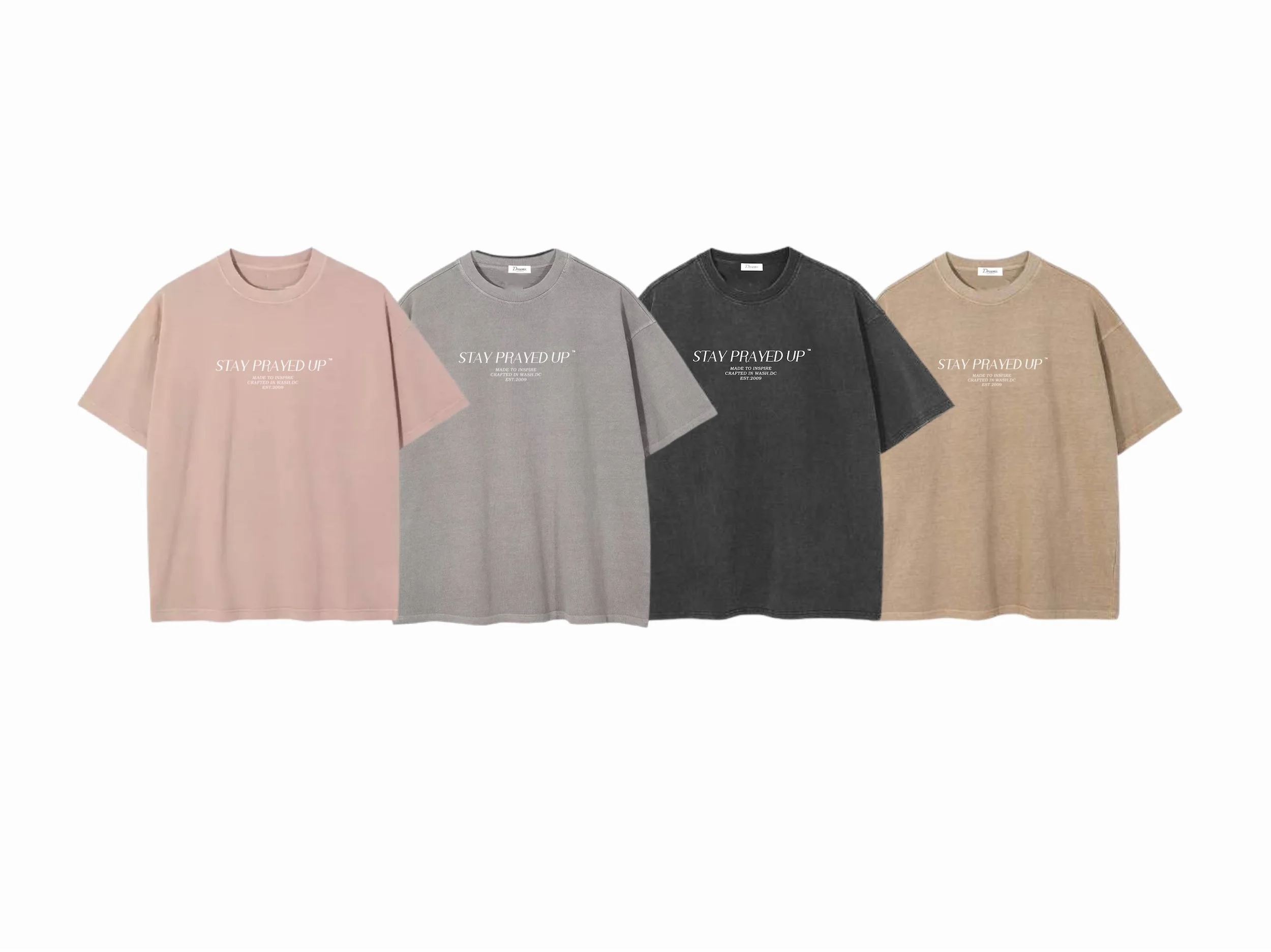 Garment Dyed Not Today Satan Essential Oversized Tees