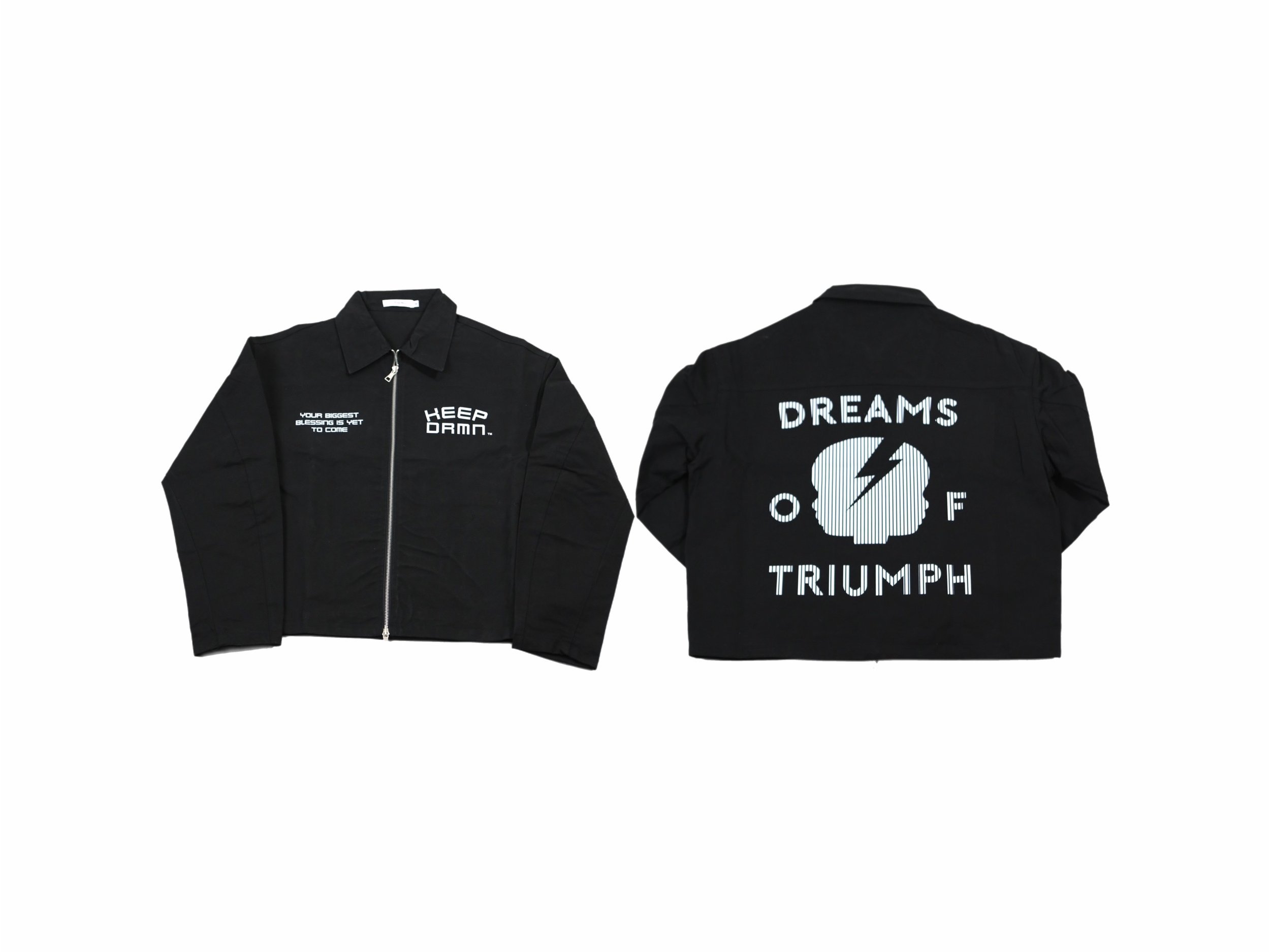 KEEP DRMN Mens Cropped Trucker Jacket