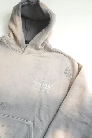 D.O.T. Acid Wash Essential Frayed Hoodie — The Dream is Real