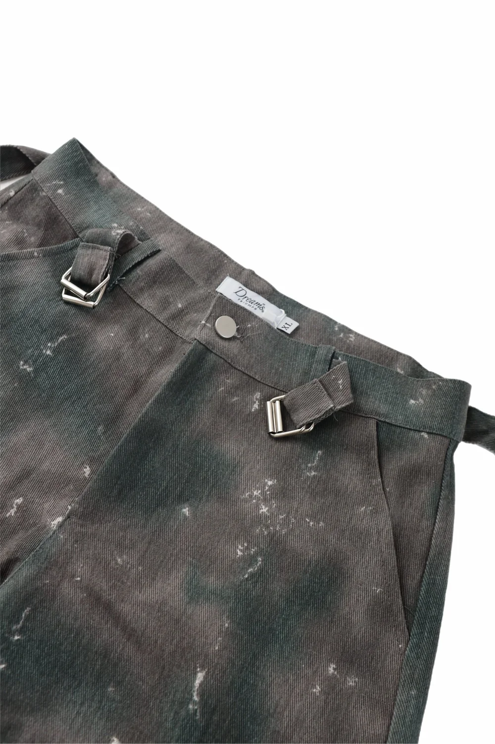 D.O.T. Camo Paint Splatter Jorts — The Dream is Real