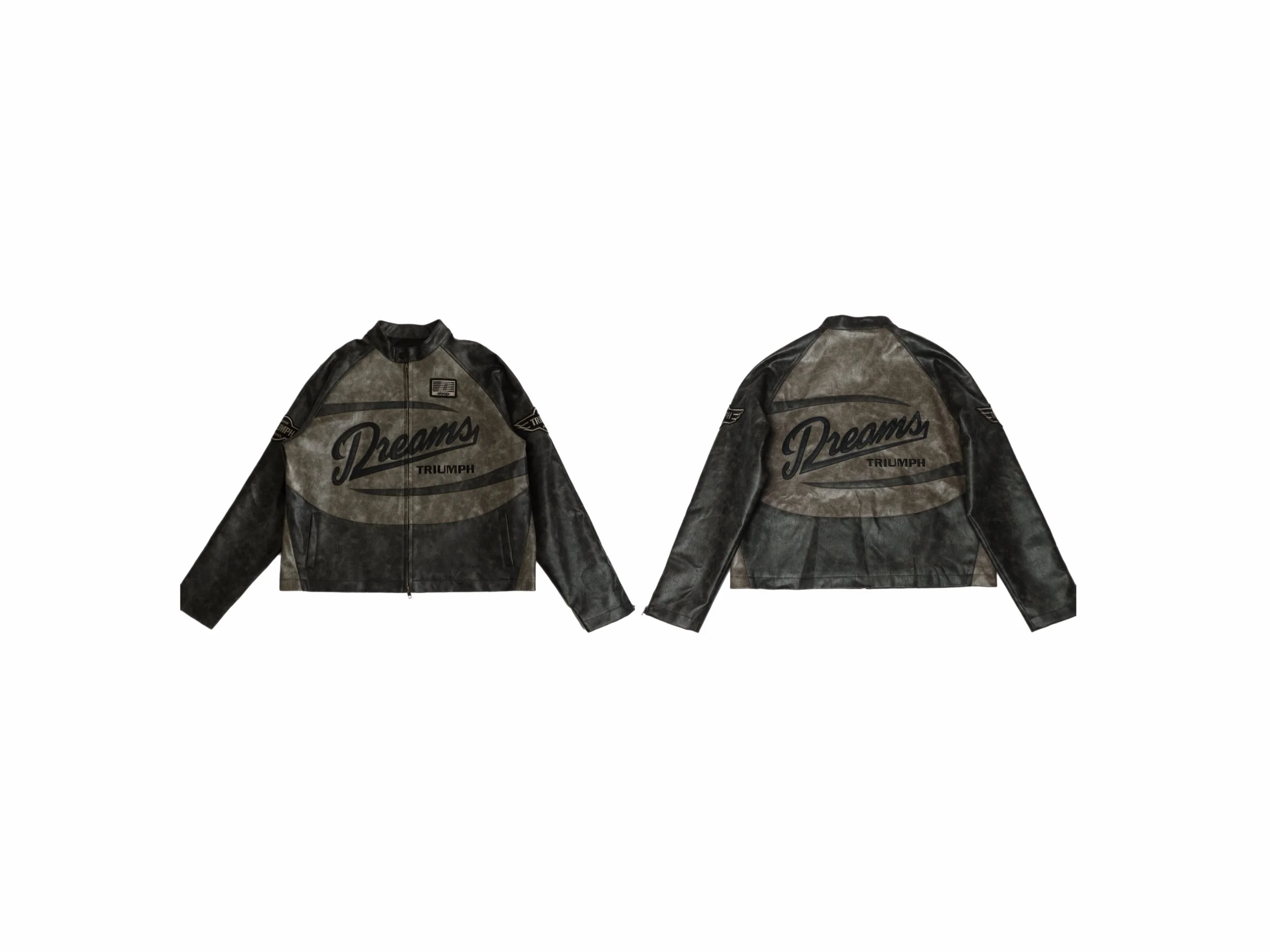 {Limited Edition} D.O.T. Premium Vintage Leather Biker Jacket