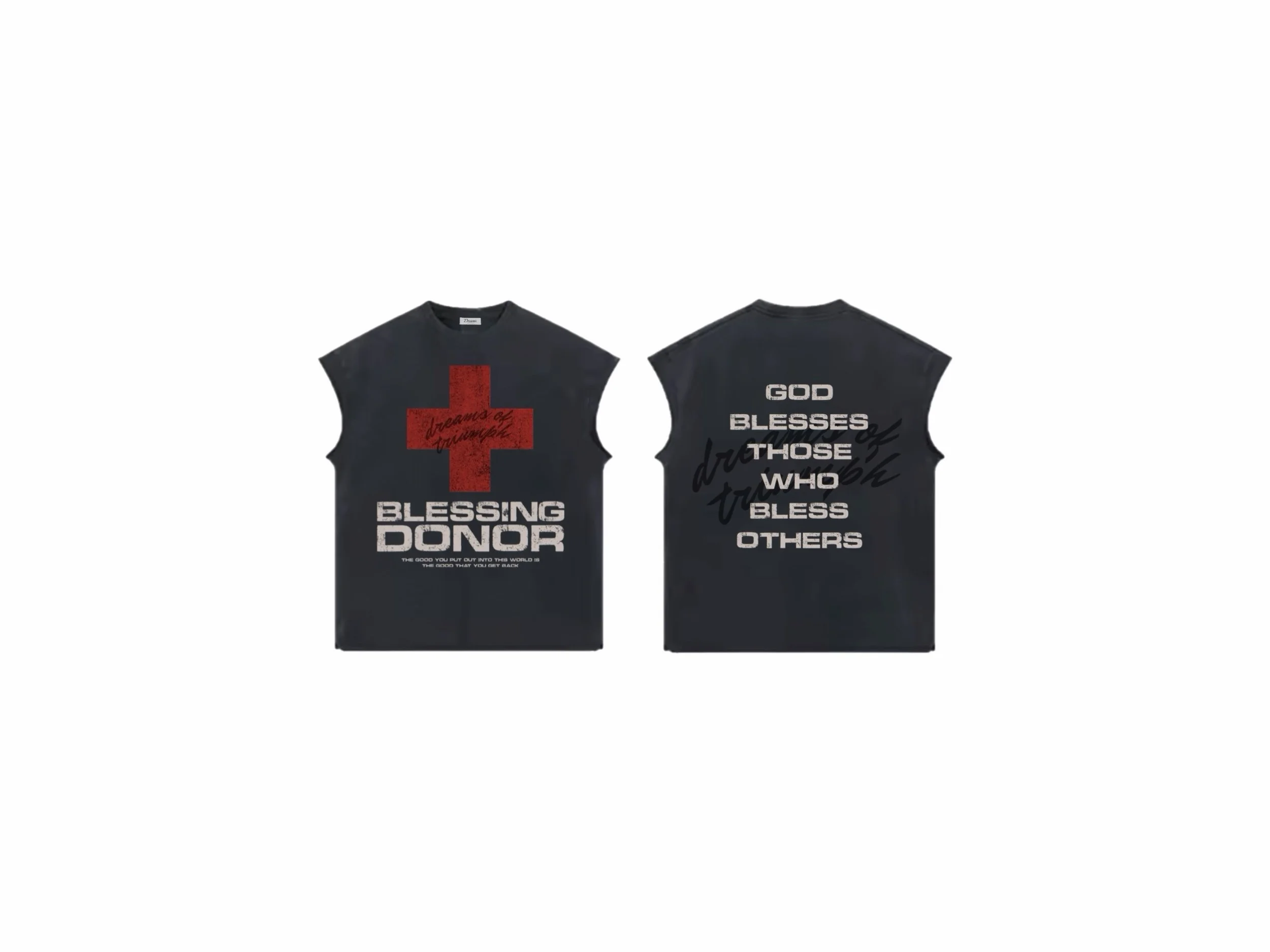 D.O.T. Blessing Donor Vintage Muscle Tee