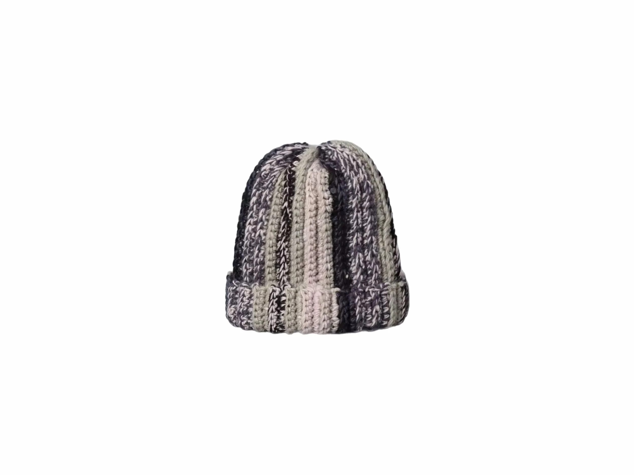 D.O.T. Multi Knit Woven Beanie