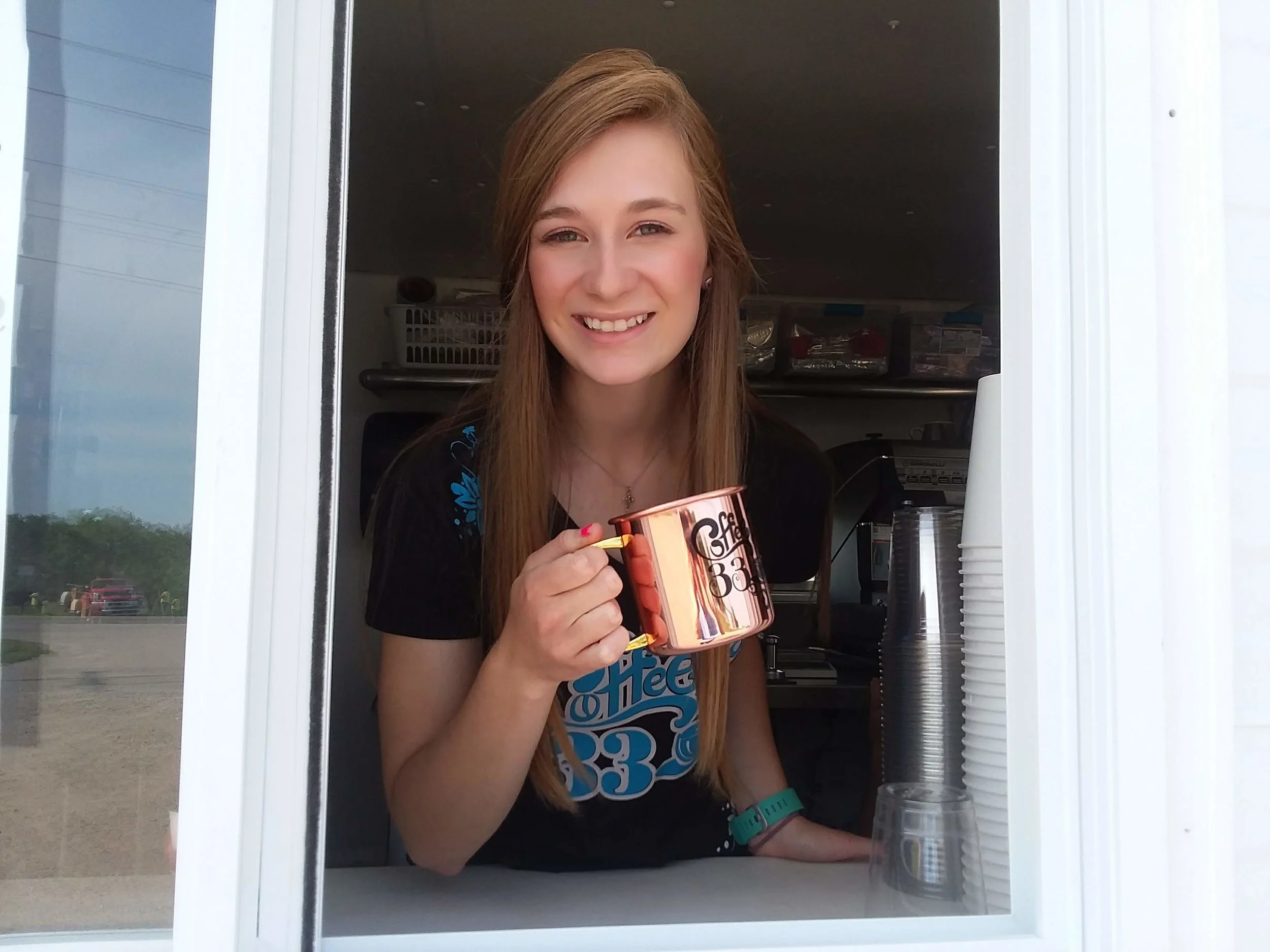 Ashley Ladwig opened her business Coffee 33 in May of this year