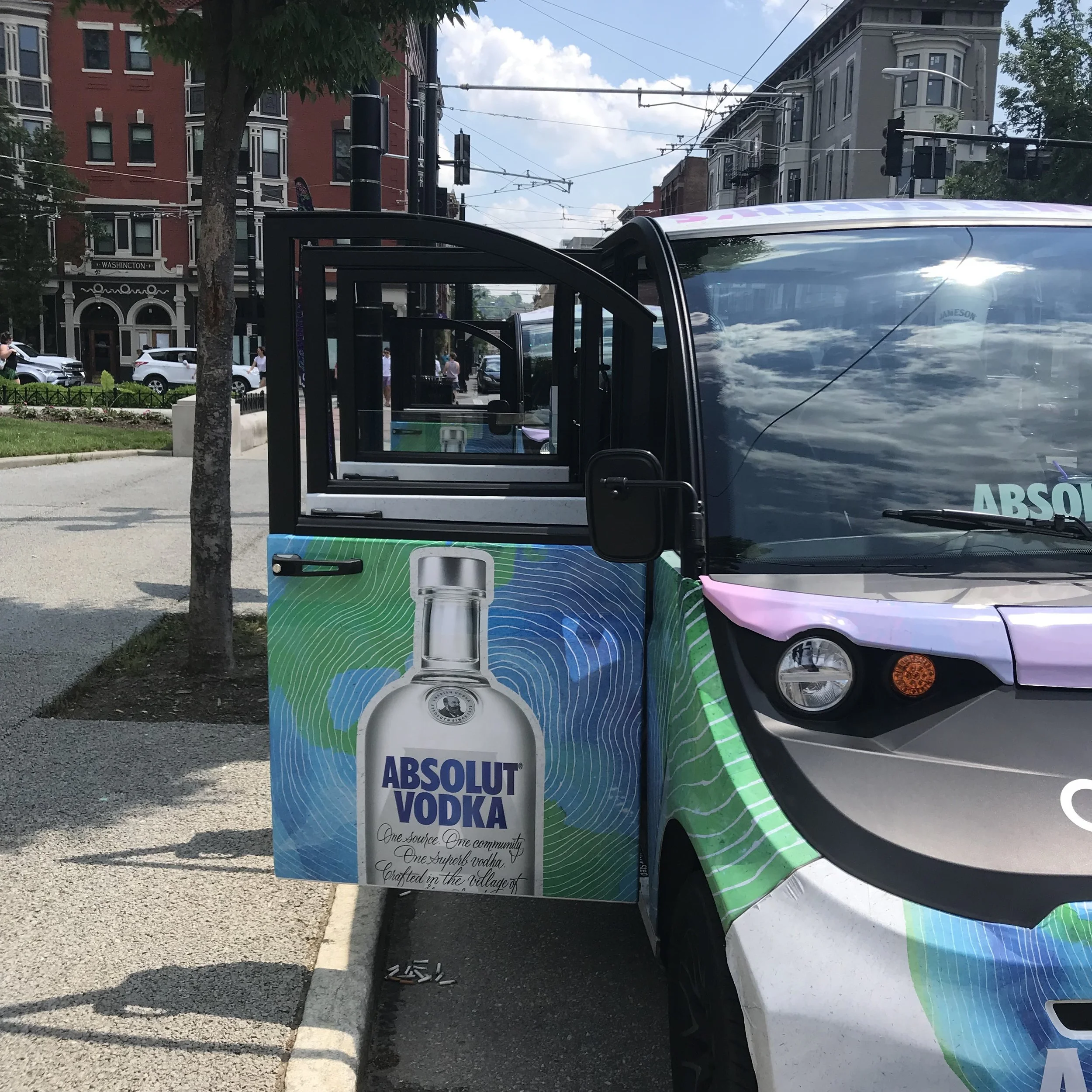 Rides await City Flea and Summer Celebration visitors thanks to our sponsor, Absolut.