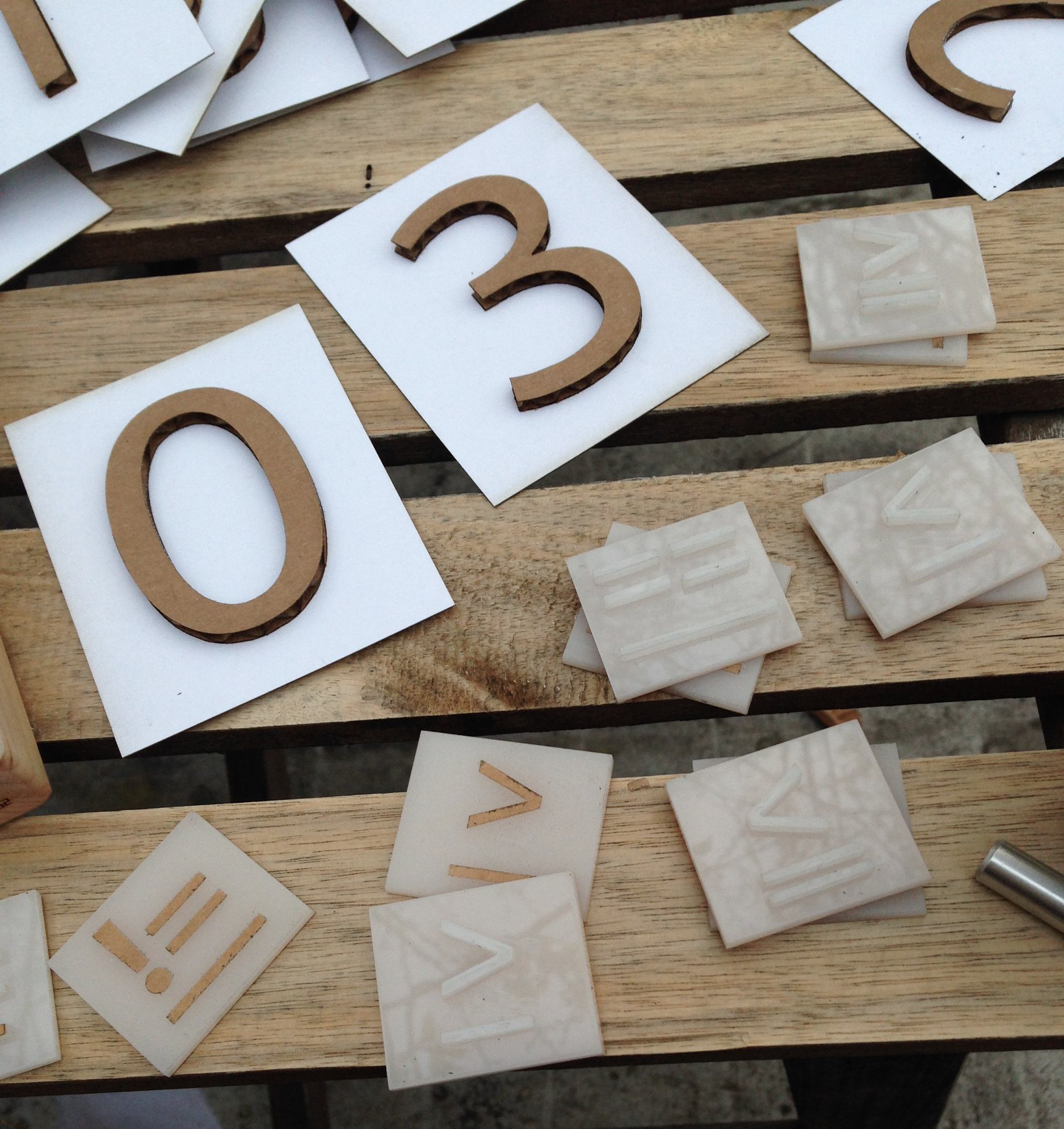 Figure 4 Tactile tools to teach concepts in computation