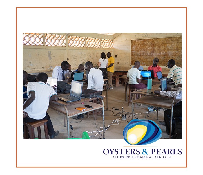 This 5-day web development course was developed for students that are blind or have low-vision, and taught during Oysters and Pearls' annual tech camp, in Northern Uganda. Students used JAWS, Notepad, and Cyberduck software. The programming languages covered were HTML, CSS, and Javascript (the essential languages of the web) Oysters and pearls screen reader open curriculum (2018).
