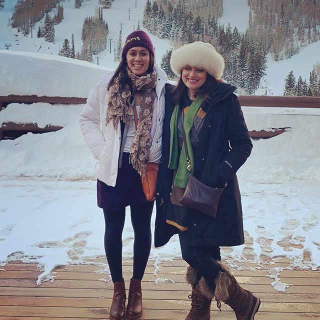 @jacquelinemchristy and @laural3eee making magic at Sundance 2019 ❄️✨💕 #magichourmovie #sundancefilmfestival #sundance #sundancefilmfestival2019