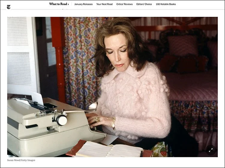 Helen Gurley Brown in the New York Times