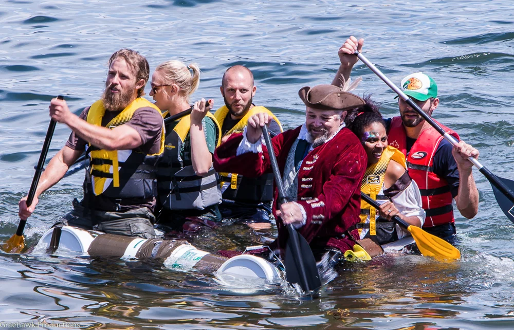 Home Pro Painting team at the Nanaimo Silly Boat Races.