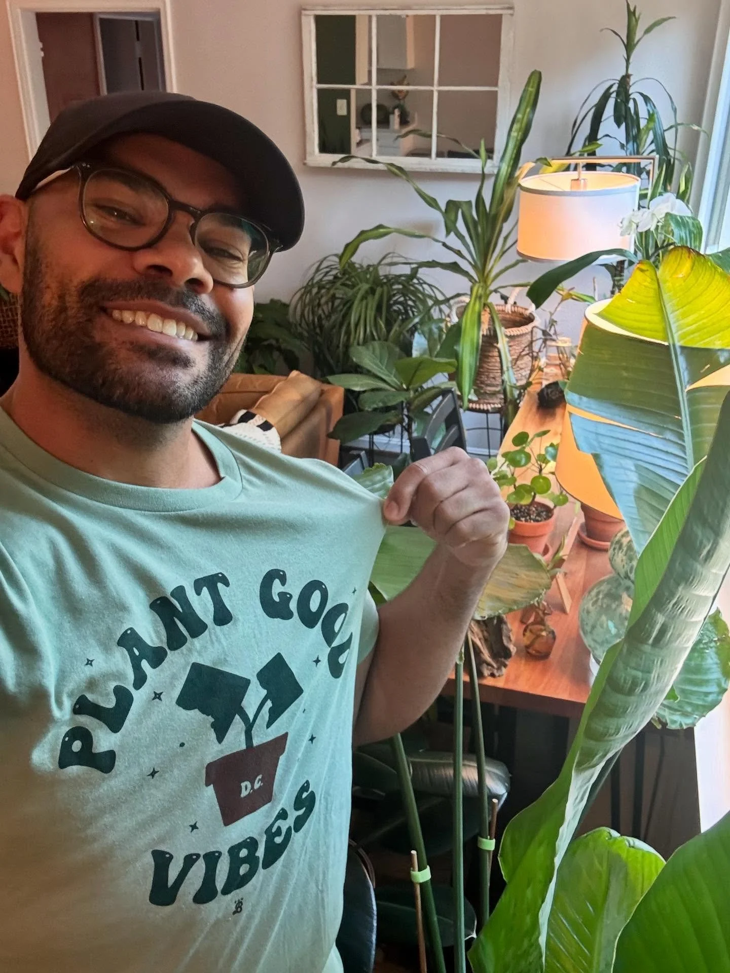 Couldn&rsquo;t have said it better myself!  Thanks for the t-shirt babe!  Perf bday present! 🪴 #plantdad #summervibes☀️