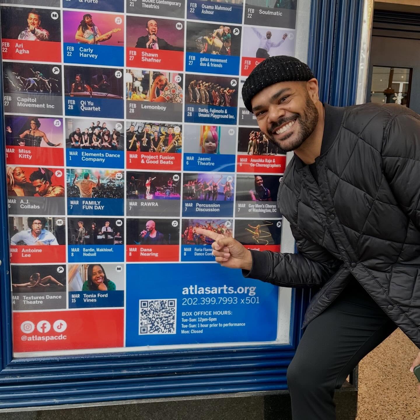 Singing backup for the incomparable @carlyharveymusic tonight at 6p. 😍🤩 There are still tickets available so come warm up with us here @atlaspacdc.  Then, come back for MY show in two weeks! &ldquo;High Heels&hellip;Higher Notes!&rdquo; Link in bio