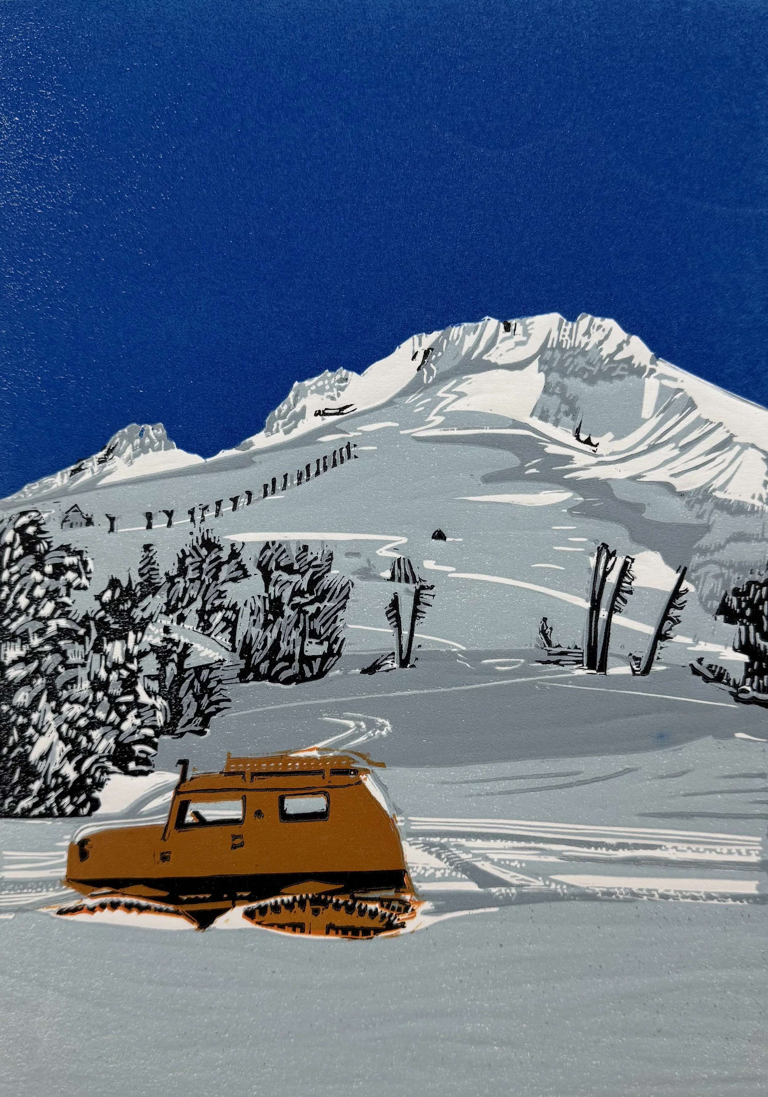 “Slopes at Mt. Hood"