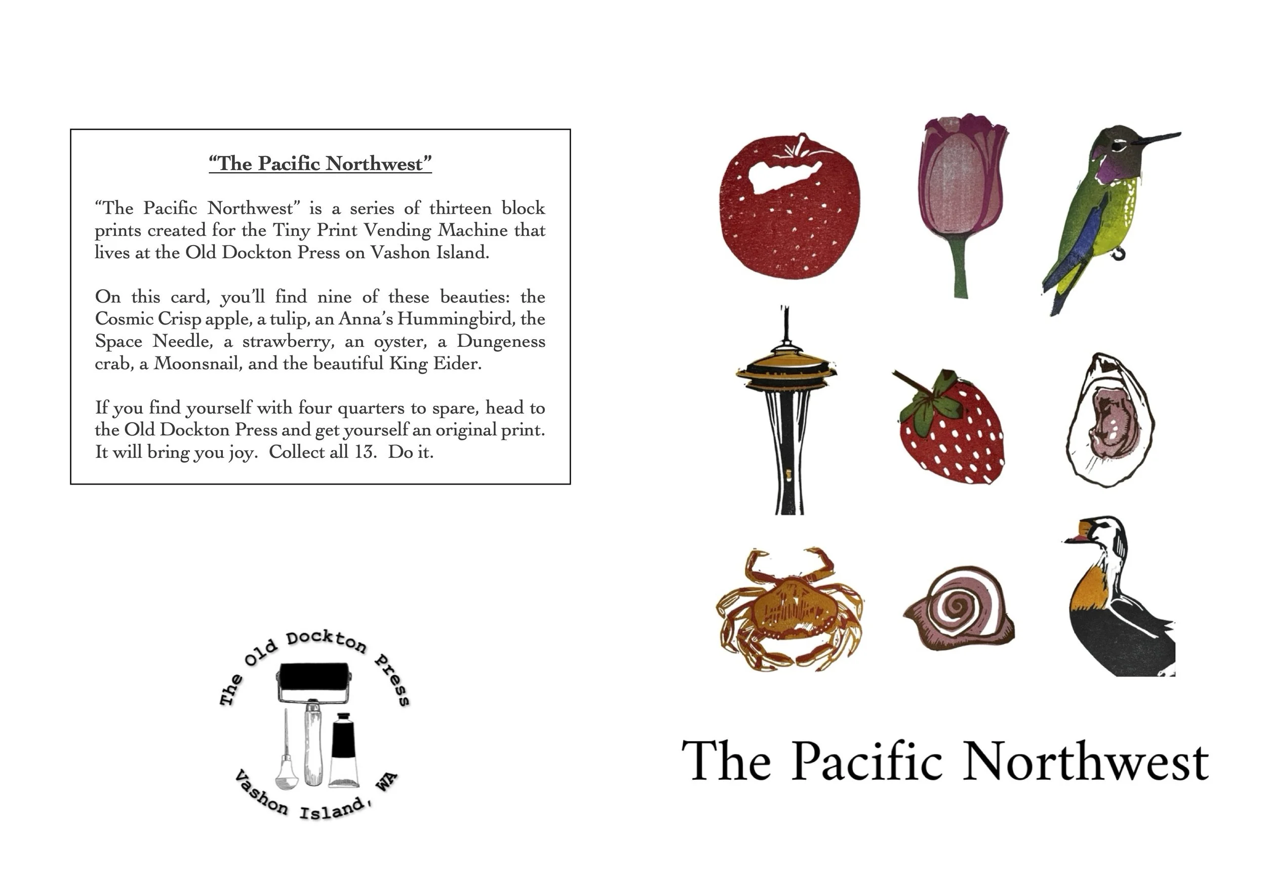 various items related to the PNW