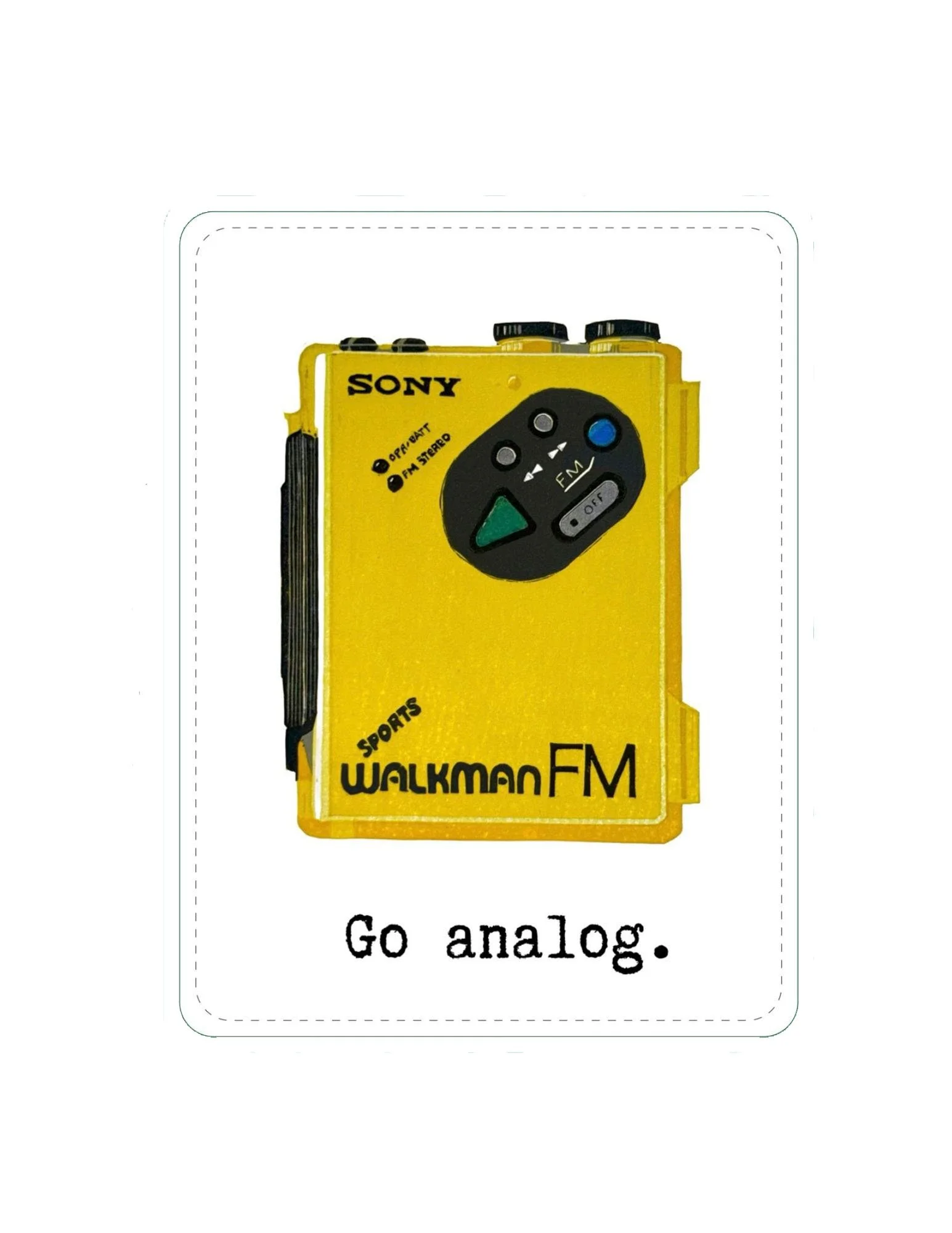 Go Analog: Walkman