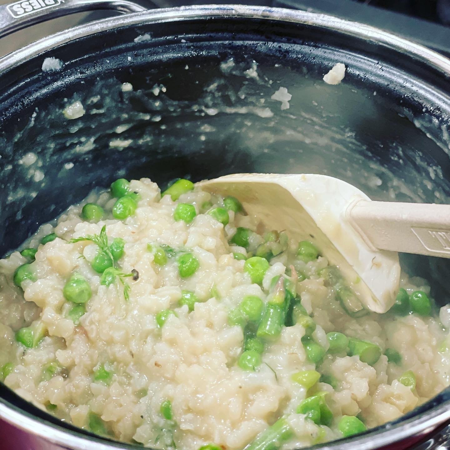 Spring Risotto with Peas and Asparagus