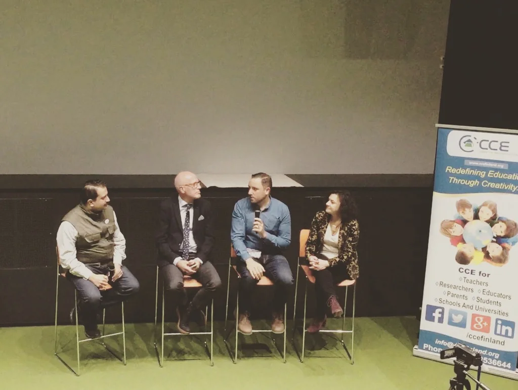 On the panel in Finland, CCE 2017