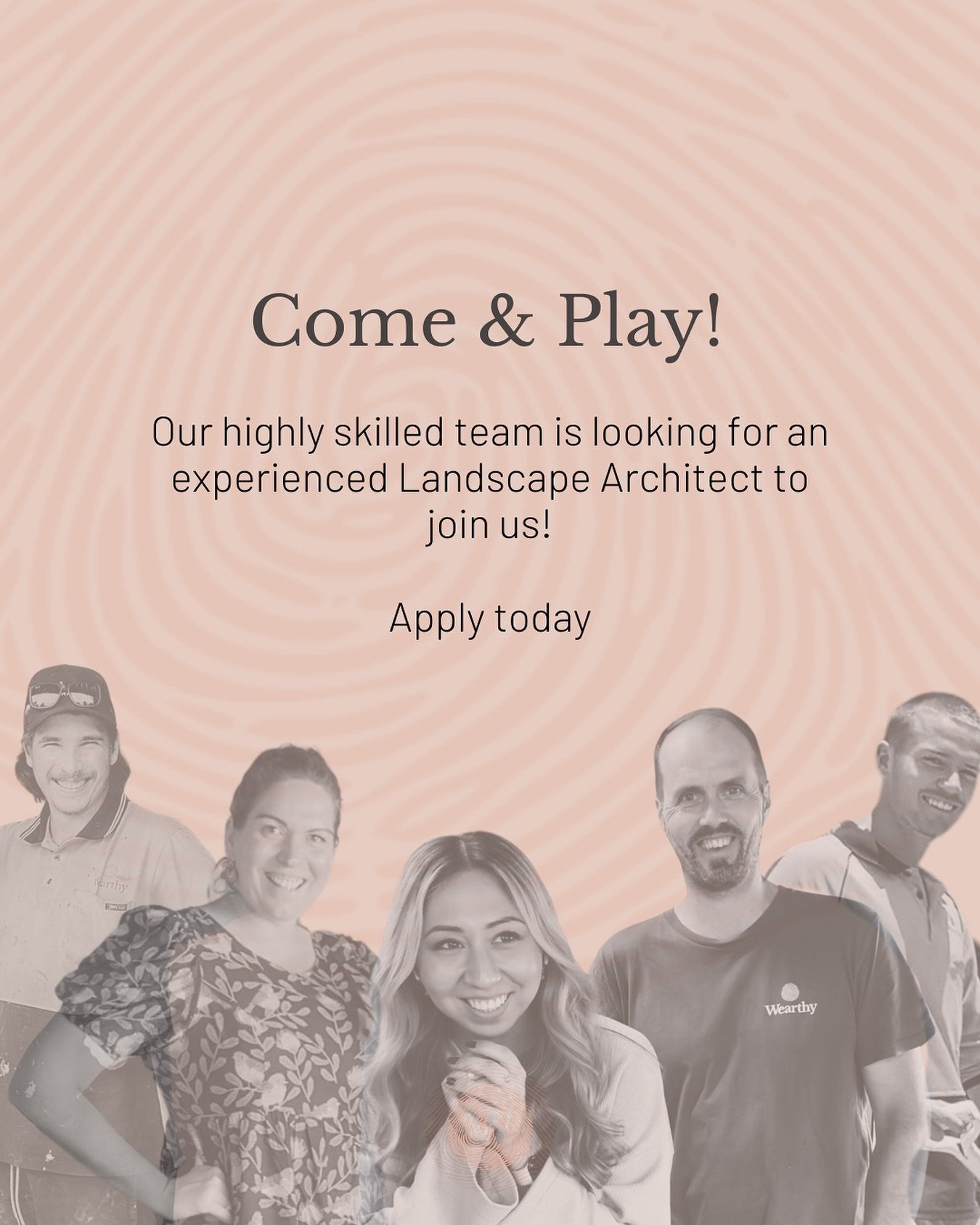 We&rsquo;re Hiring 🌱 | Landscape Architect

Are you passionate about creating magical outdoor spaces that spark curiosity and connection? We&rsquo;re looking for a creative Landscape Architect to join the Wearthy team! ✨

At Wearthy, you&rsquo;ll he