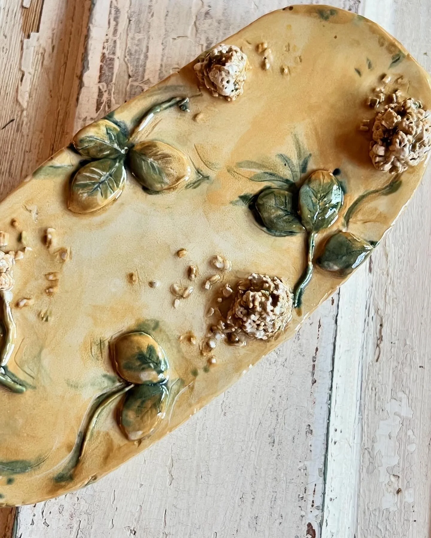 Clover Flower Trinket Jar