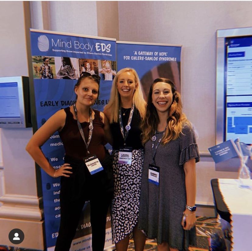 Our Founder with fellow EDS patients