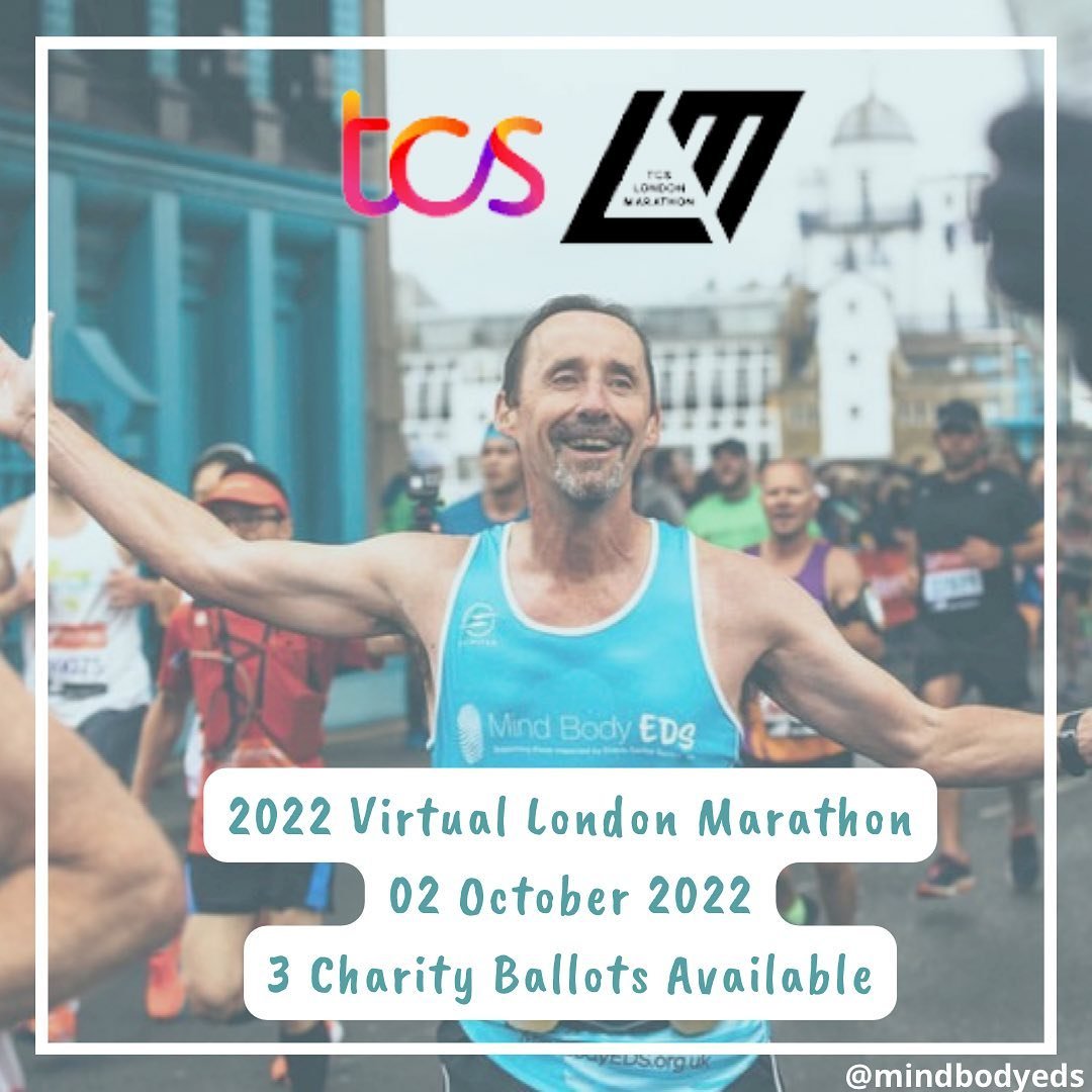 𝗥𝗨𝗡 𝗙𝗢𝗥 𝗠𝗜𝗡𝗗 𝗕𝗢𝗗𝗬 𝗘𝗗𝗦&reg; 𝗖𝗛𝗔𝗥𝗜𝗧𝗬 𝗜𝗡 𝟮𝟬𝟮𝟮 𝗩𝗜𝗥𝗧𝗨𝗔𝗟 𝗟𝗢𝗡𝗗𝗢𝗡 𝗠𝗔𝗥𝗔𝗧𝗛𝗢𝗡 ~ 02 October 2022 
&bull;
Our charity has 3 charity ballot spaces available!
&bull;
We rely solely on voluntary donations and fundra