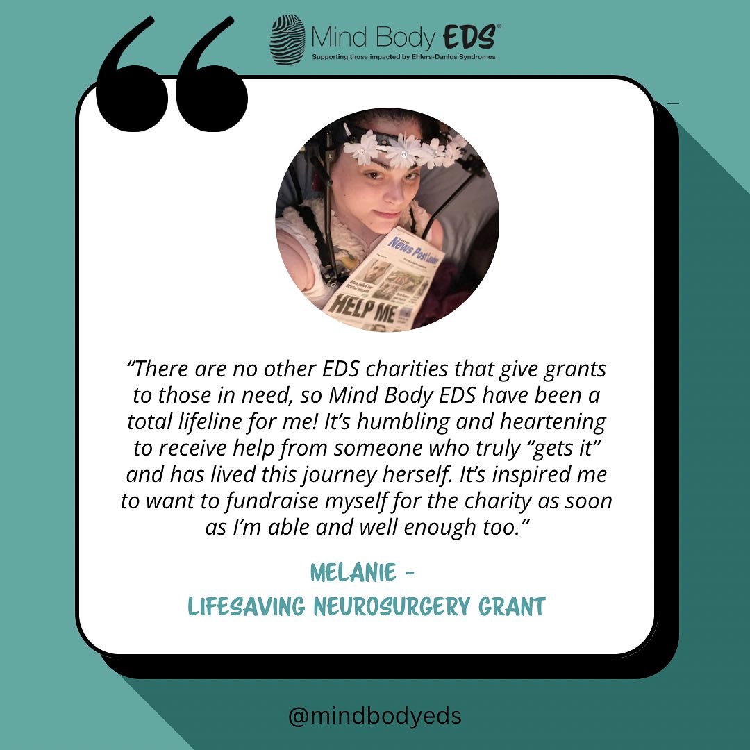 🌟𝗚𝗿𝗮𝗻𝘁 𝗧𝗲𝘀𝘁𝗶𝗺𝗼𝗻𝗶𝗮𝗹 𝗦𝗽𝗼𝘁𝗹𝗶𝗴𝗵𝘁🌟

We&rsquo;re thrilled to share how our Grant Rounds are making a difference! 💙 This inspiring testimonial comes from one of our amazing awardees, Melanie, who was able to have lifesaving neuro