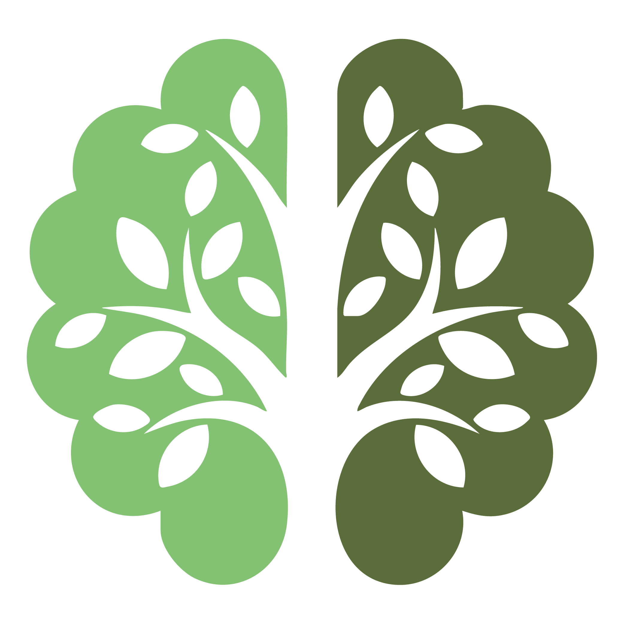 image of brain with tree embedded in it representing neural connections