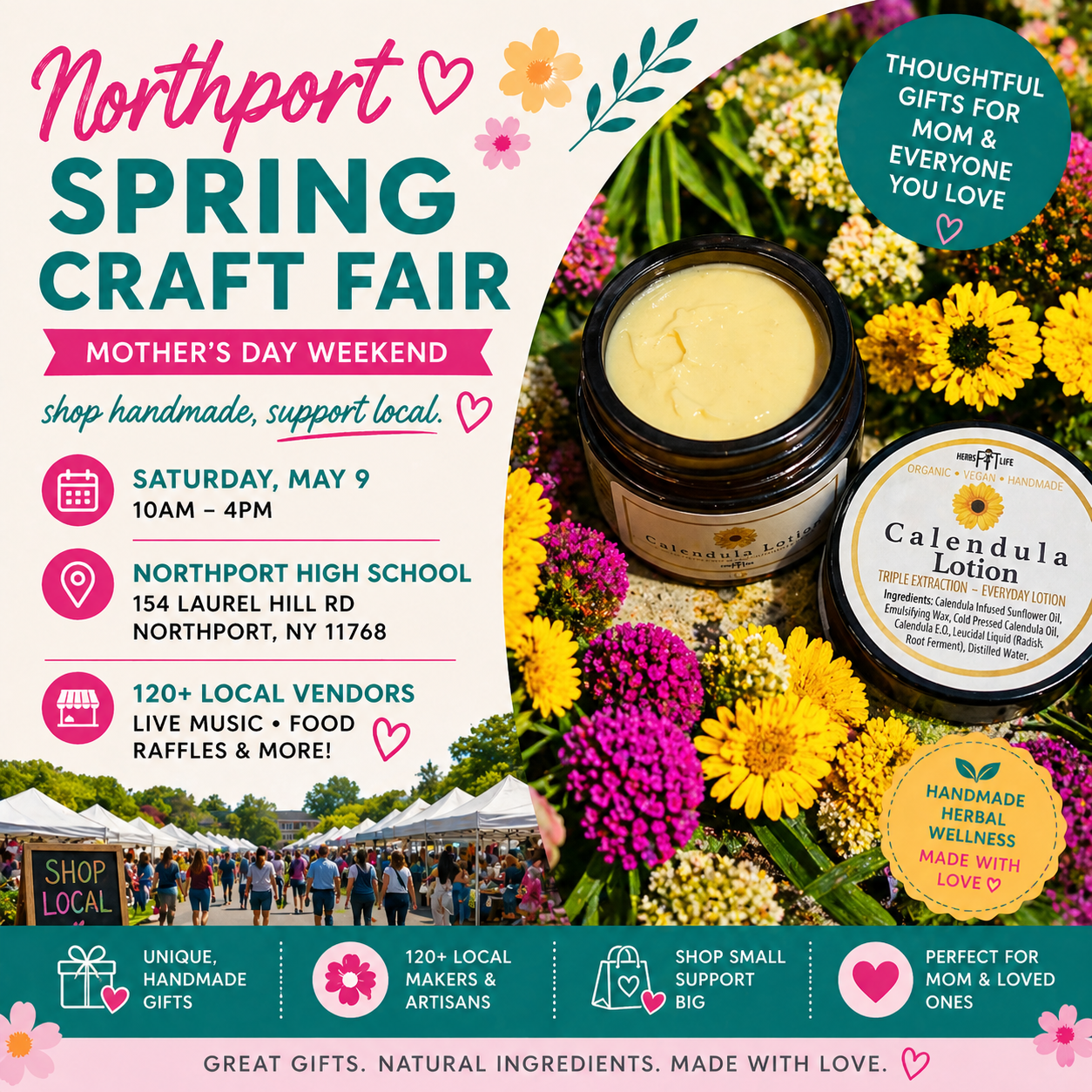 Northport Long Island Spring Craft Fair