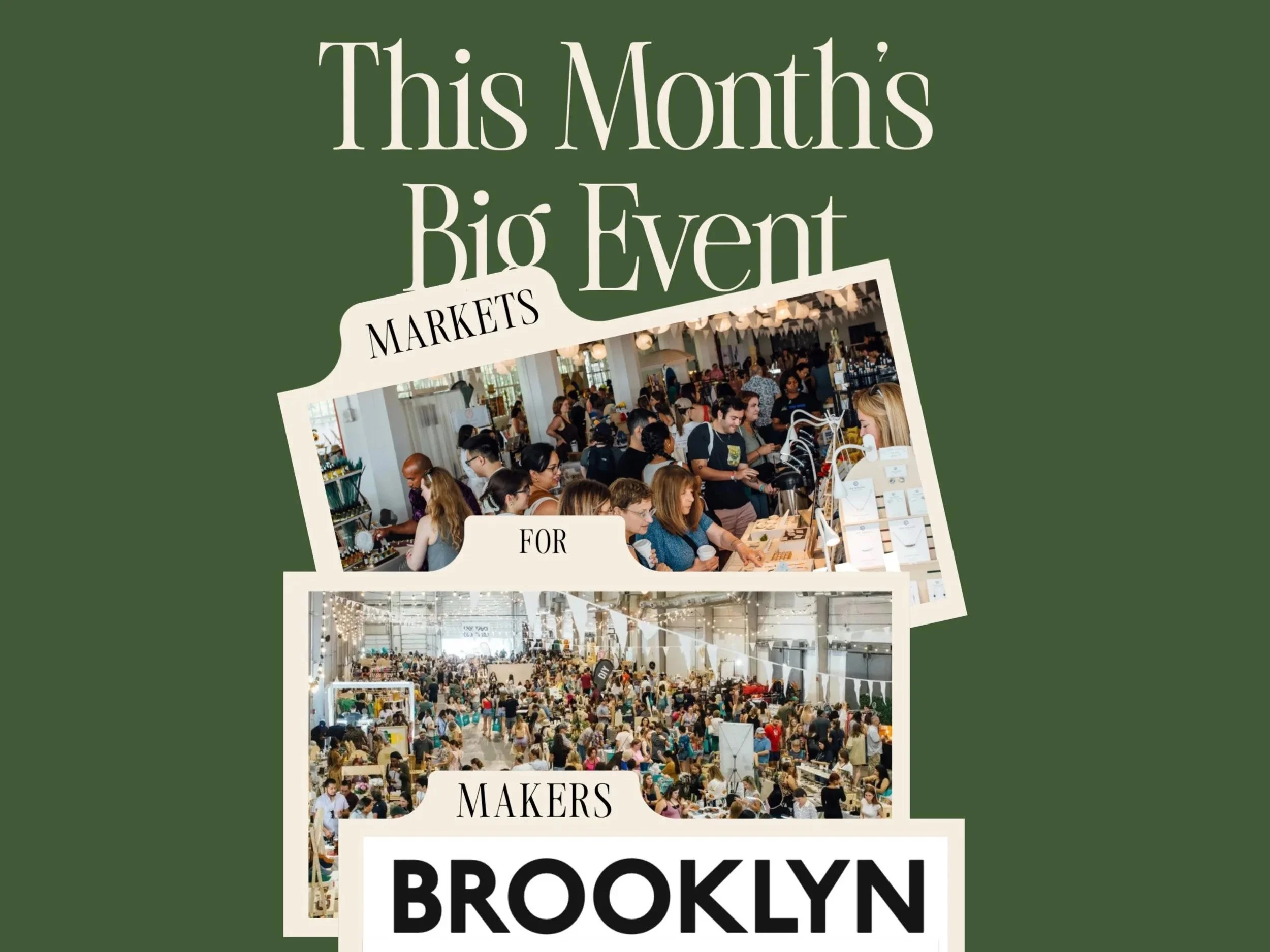 Markets for Makers in Brooklyn, NY
