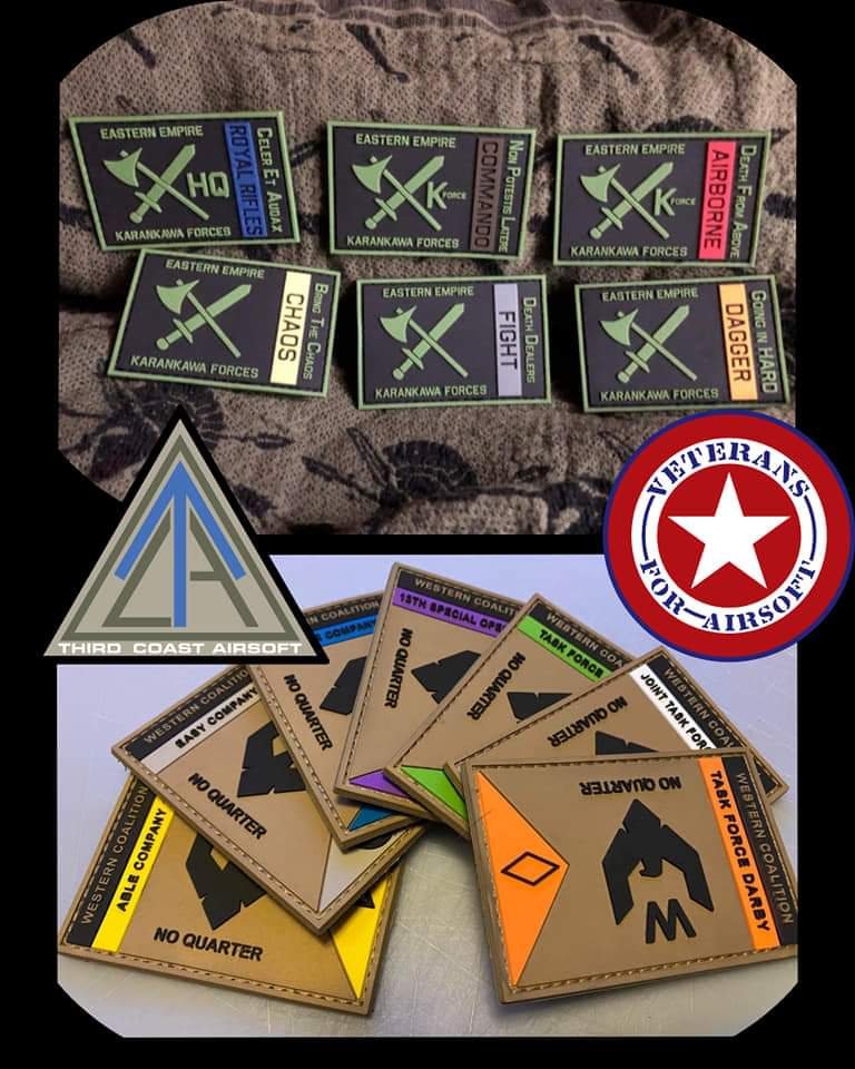 Third Coast Airsoft Faction Patch — VETERANS FOR AIRSOFT