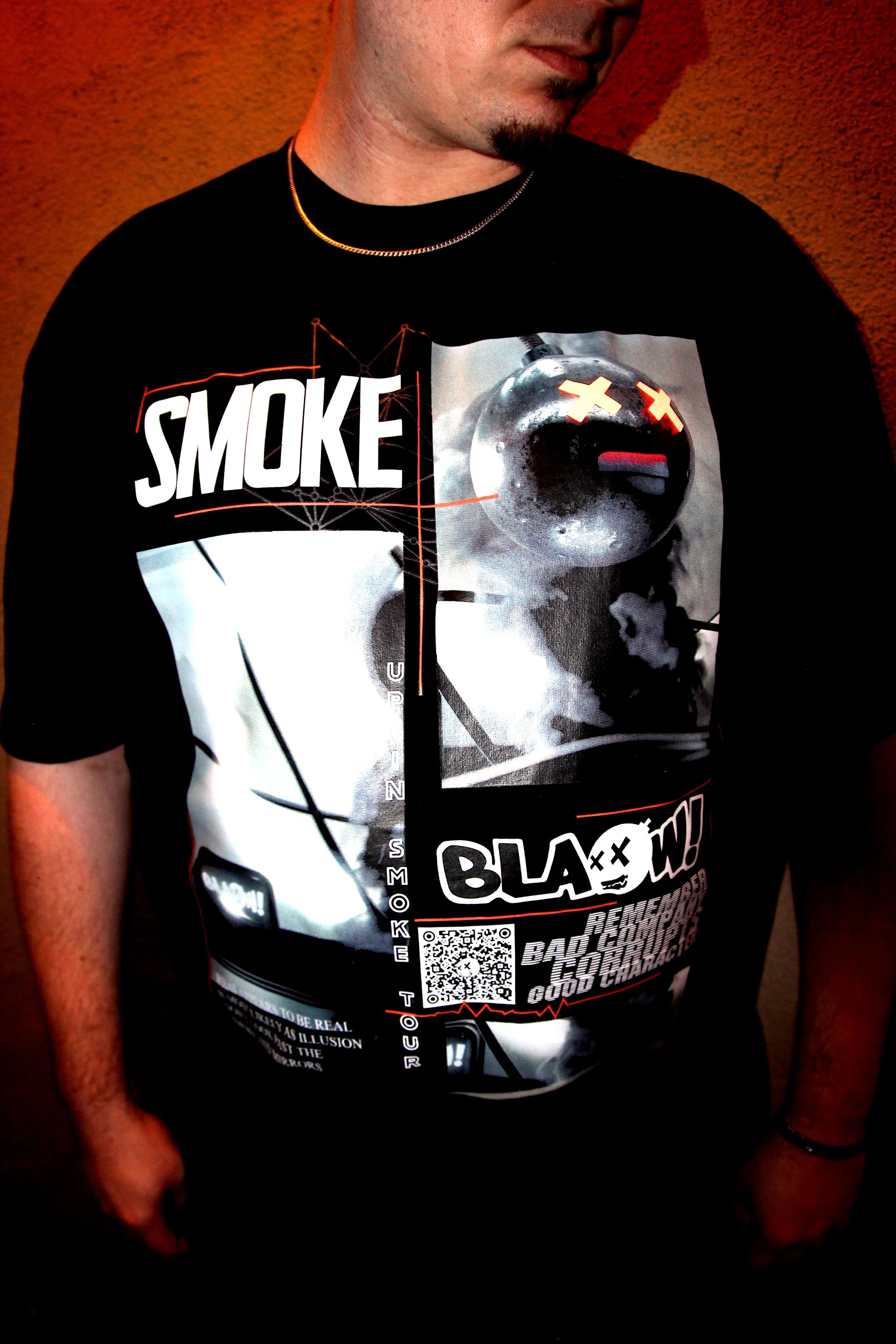 BLAOW! Up In Smoke Staple Tee