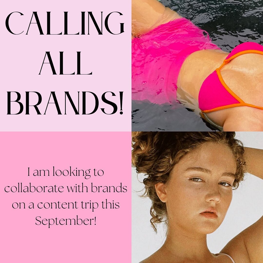 📣 Calling all brands 📣

If you have any questions or are interested in this amazing opportunity please don&rsquo;t hesitate to send me a DM or email my team at baileywilsoncontact@gmail.com

#brandopportunities #callingallbrands #callingallcreators