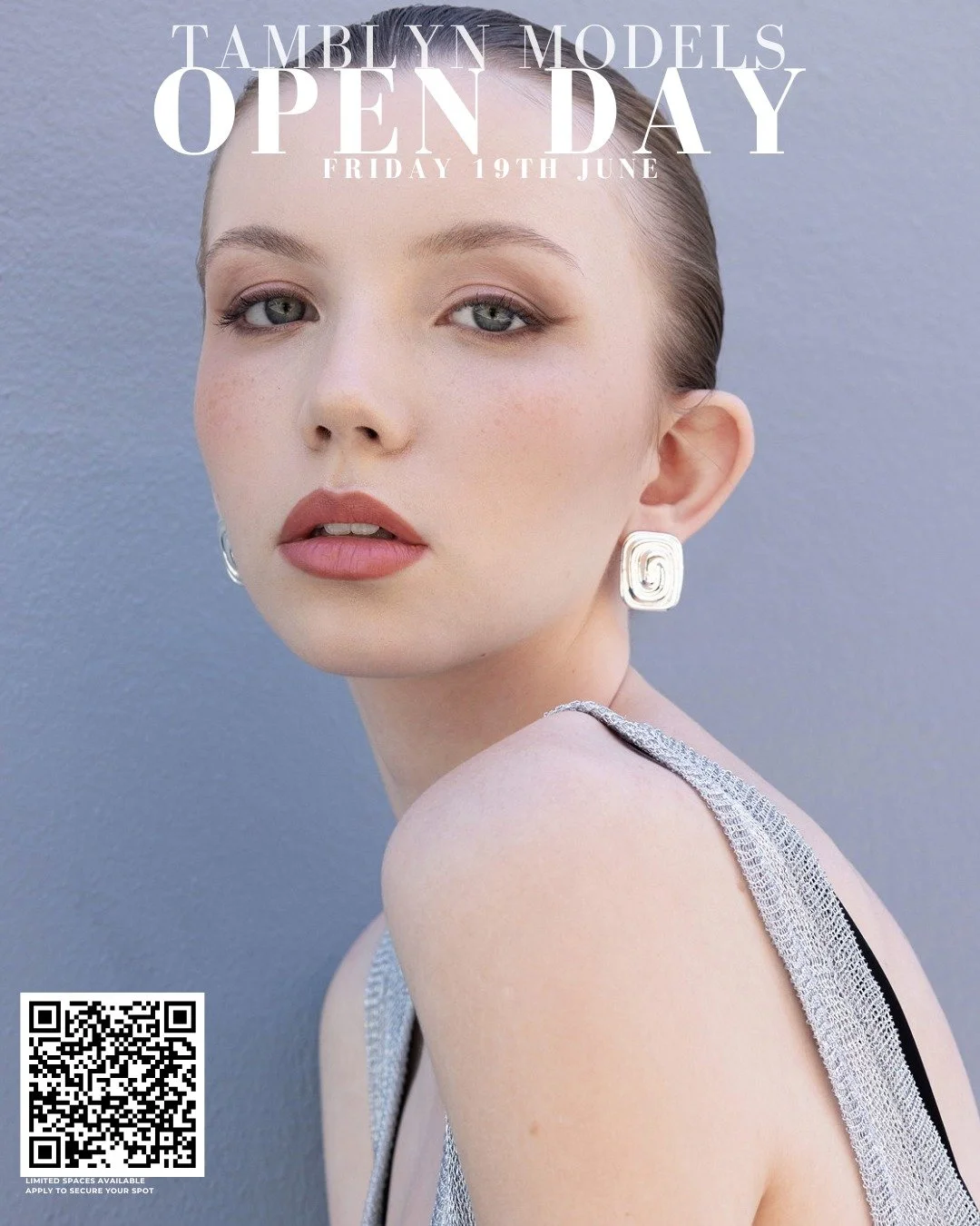 REGISTER TO GET SCOUTED AND BOOK YOUR SPOT!

TAMBLYN MODELS OPEN DAY
Date: Friday, 19th June
Location: Brisbane
Time: 12.45pm

Applicants must be:
- QLD based
- Australian citizens, permanent resident or hold a current Australian working visa 

LIMIT