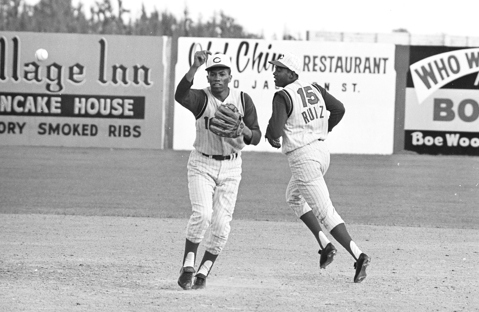  Leo Cardenas (left) and Chico Ruiz, spring training, 1965 - 1967.       