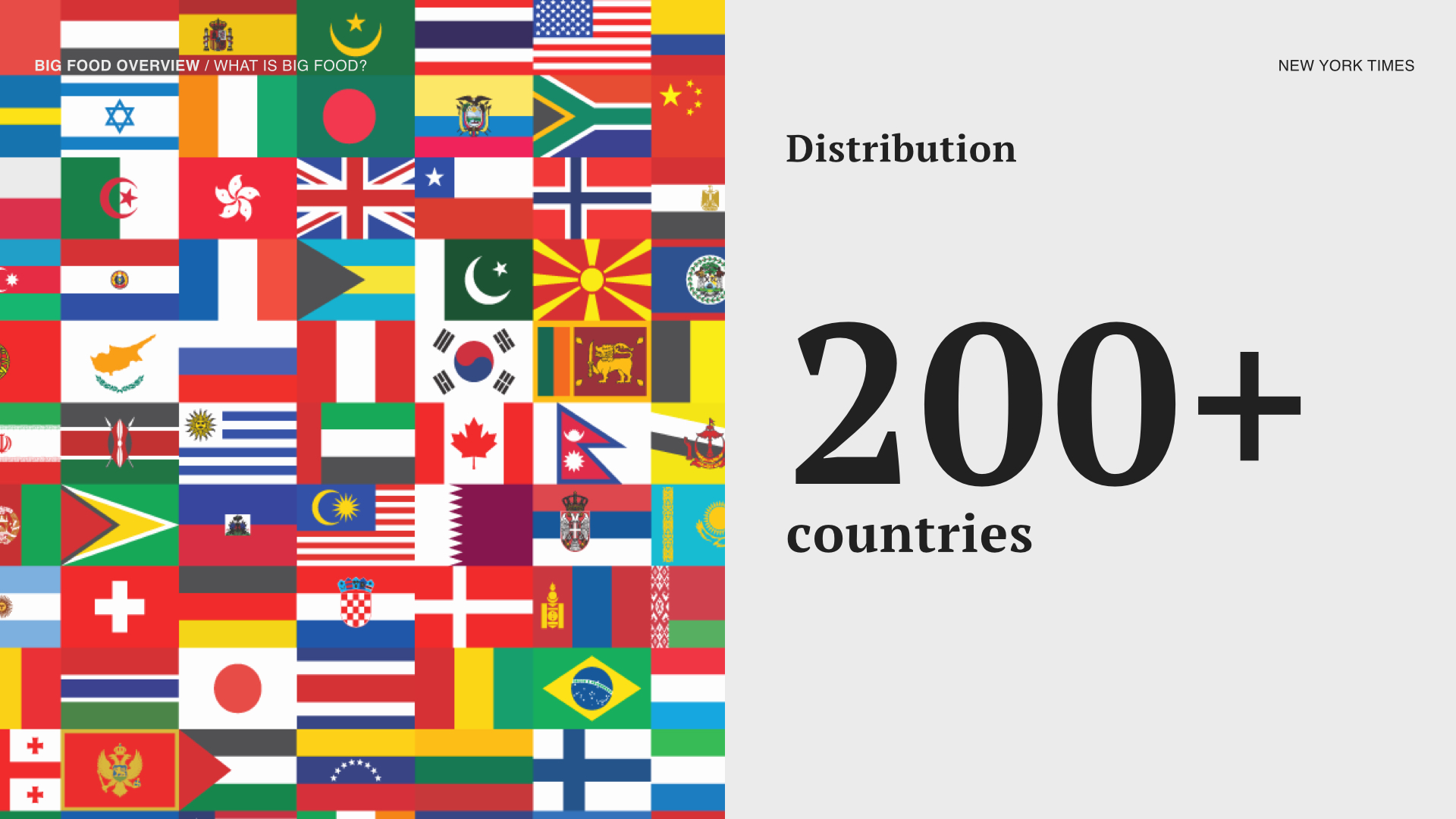  These companies have global reach in more than 200 countries that reach emerging markets. 