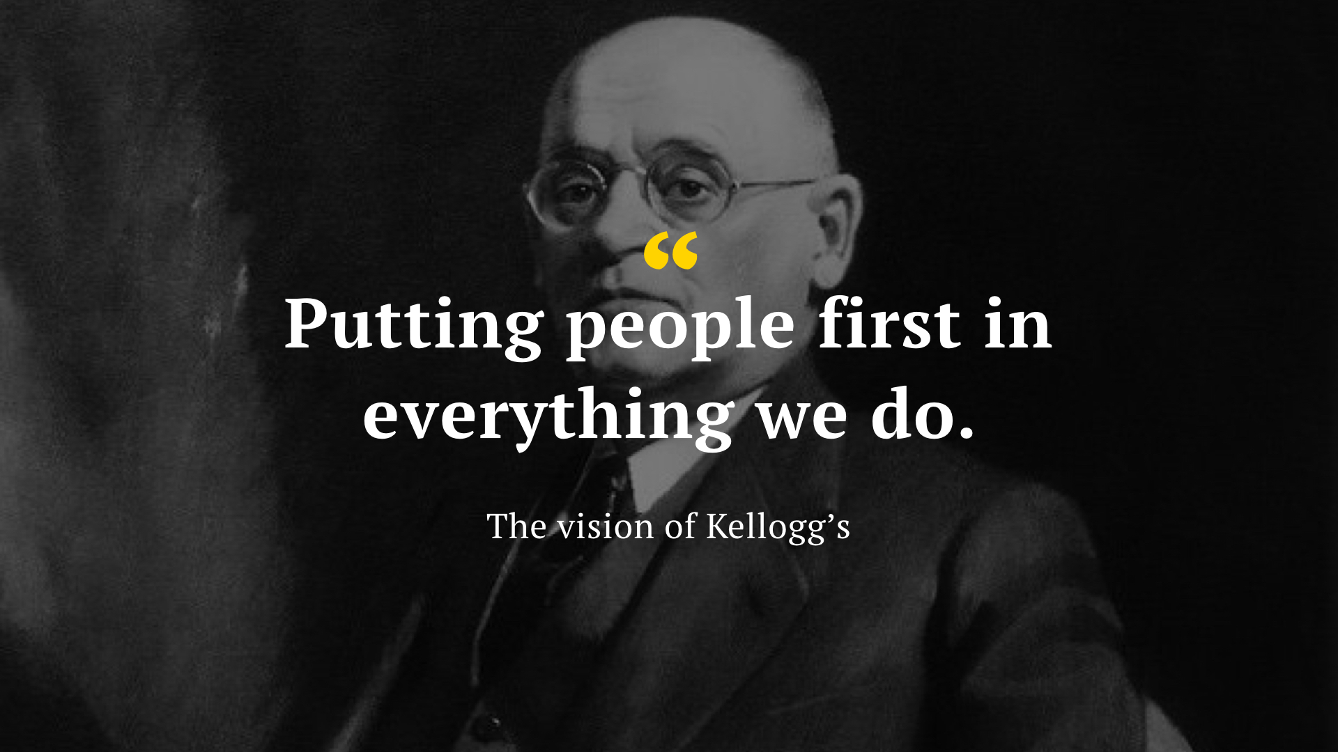  The invention of Kellogg's Corn Flakes became an event that took the world by storm. "You could simply pour breakfast out of a box." The brand enriched communities by putting people first in everything they did.  And it all started with a single fla