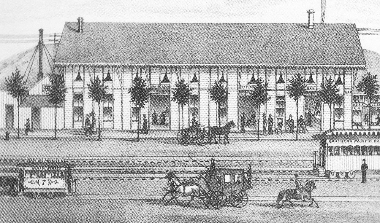  41. Hotel at River Station, 1876 