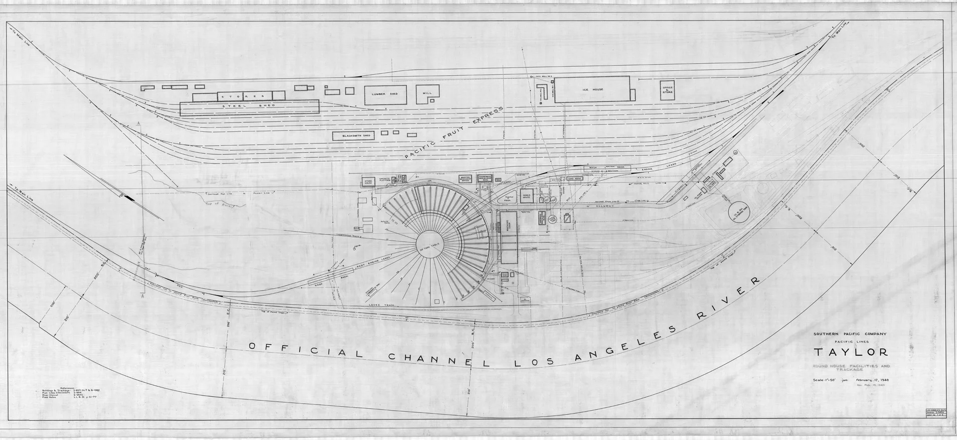 6. Plan of Taylor Yard, 1920