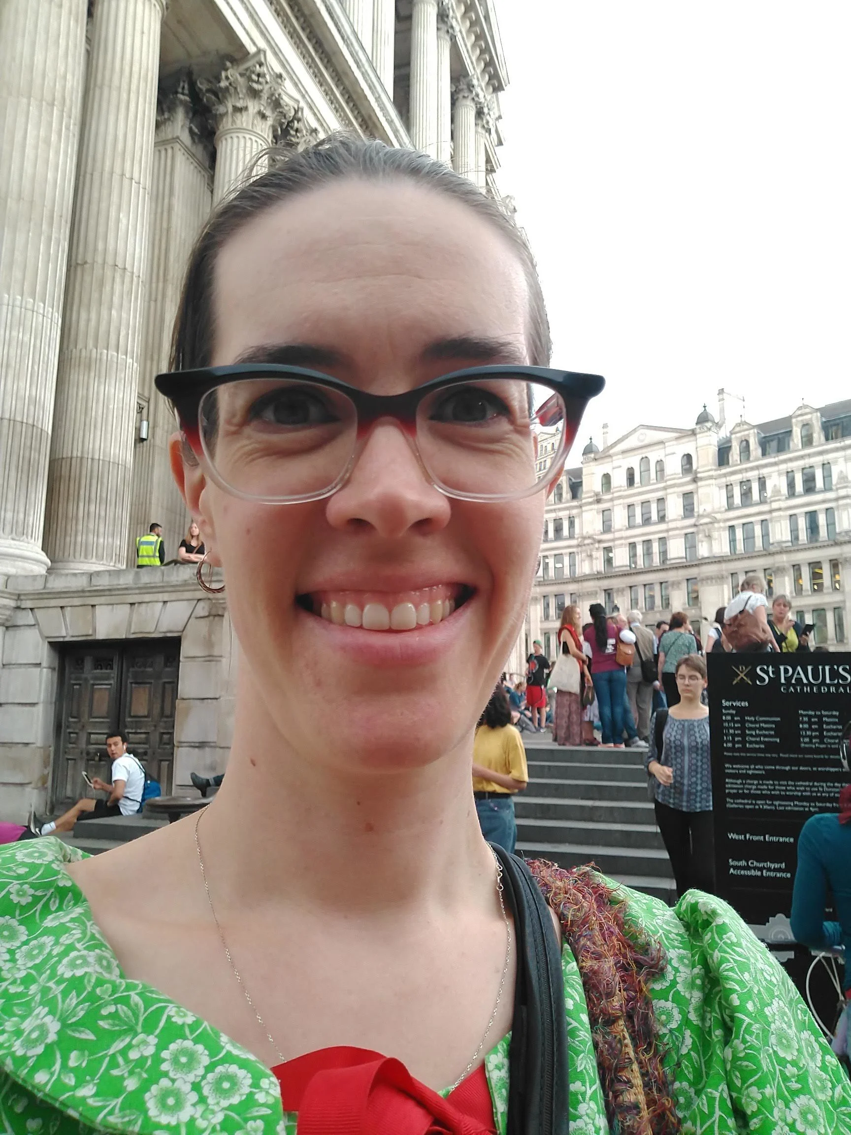 After the St. Paul’s service.