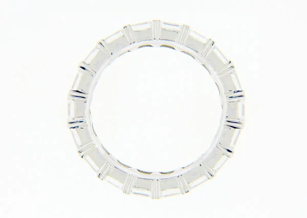 Emerald Cut Eternity Band