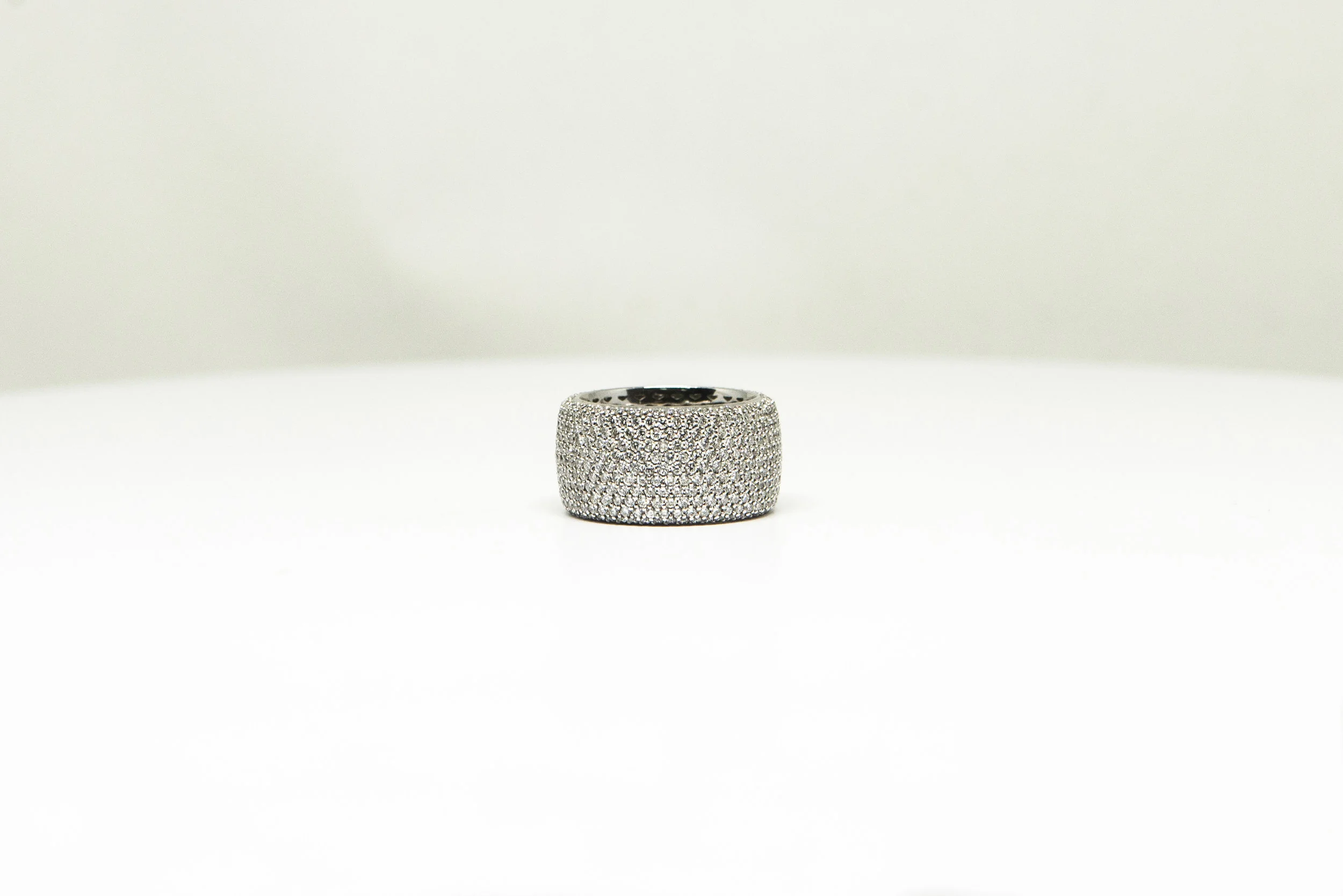 Pave Diamond Eternity Band