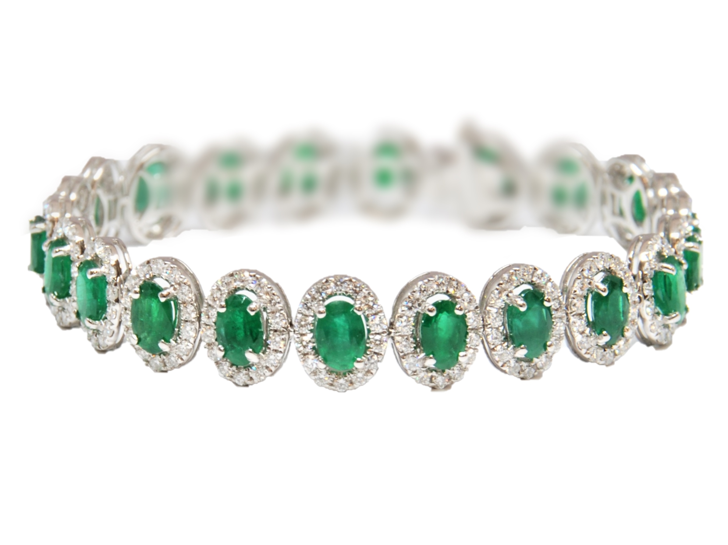 emerald bracelet Emerald Diamond Bracelet — Hakimi Gem Imports
