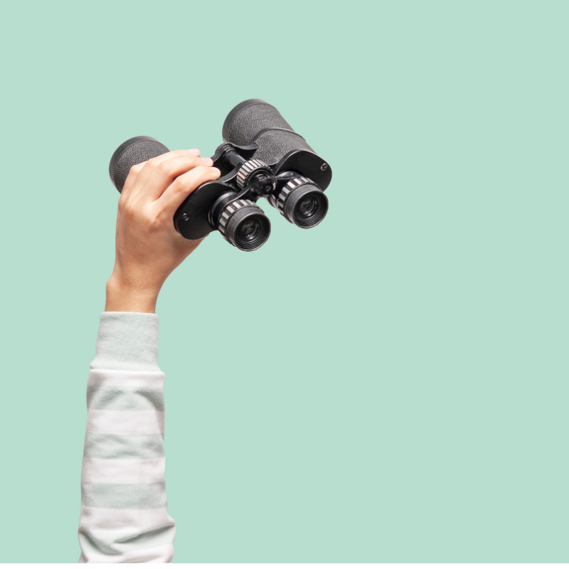 I tried to find an inspiringly corny image of someone looking out to a different landscape using binoculars, but alas. This is what we get!