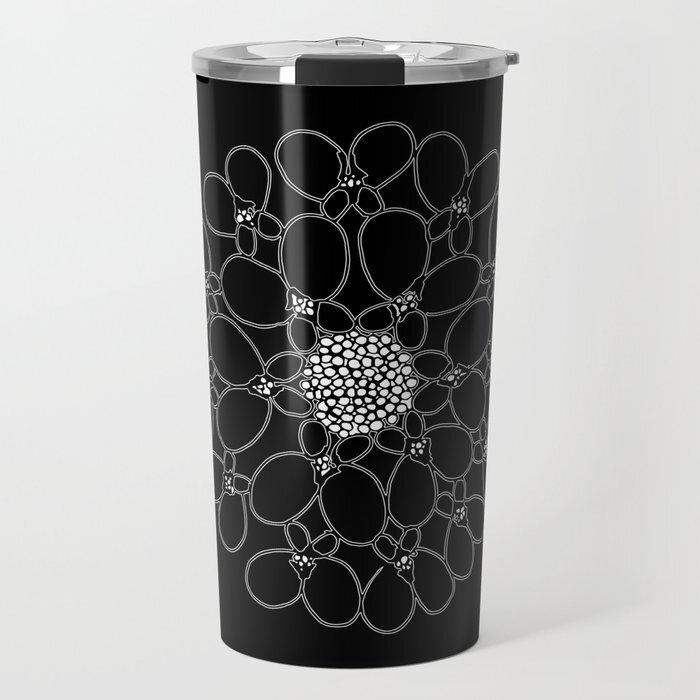 Flower Mandala Travel Mug