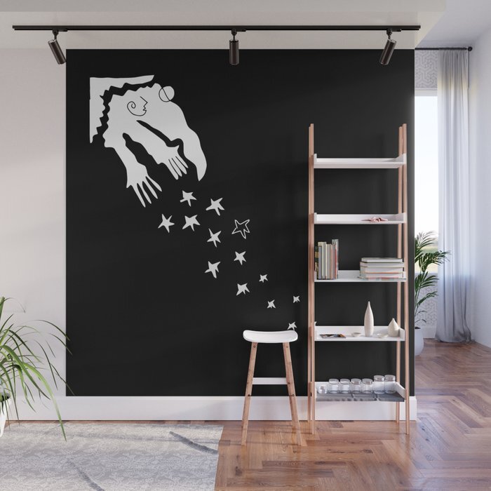 Meteor Shower Wall Mural