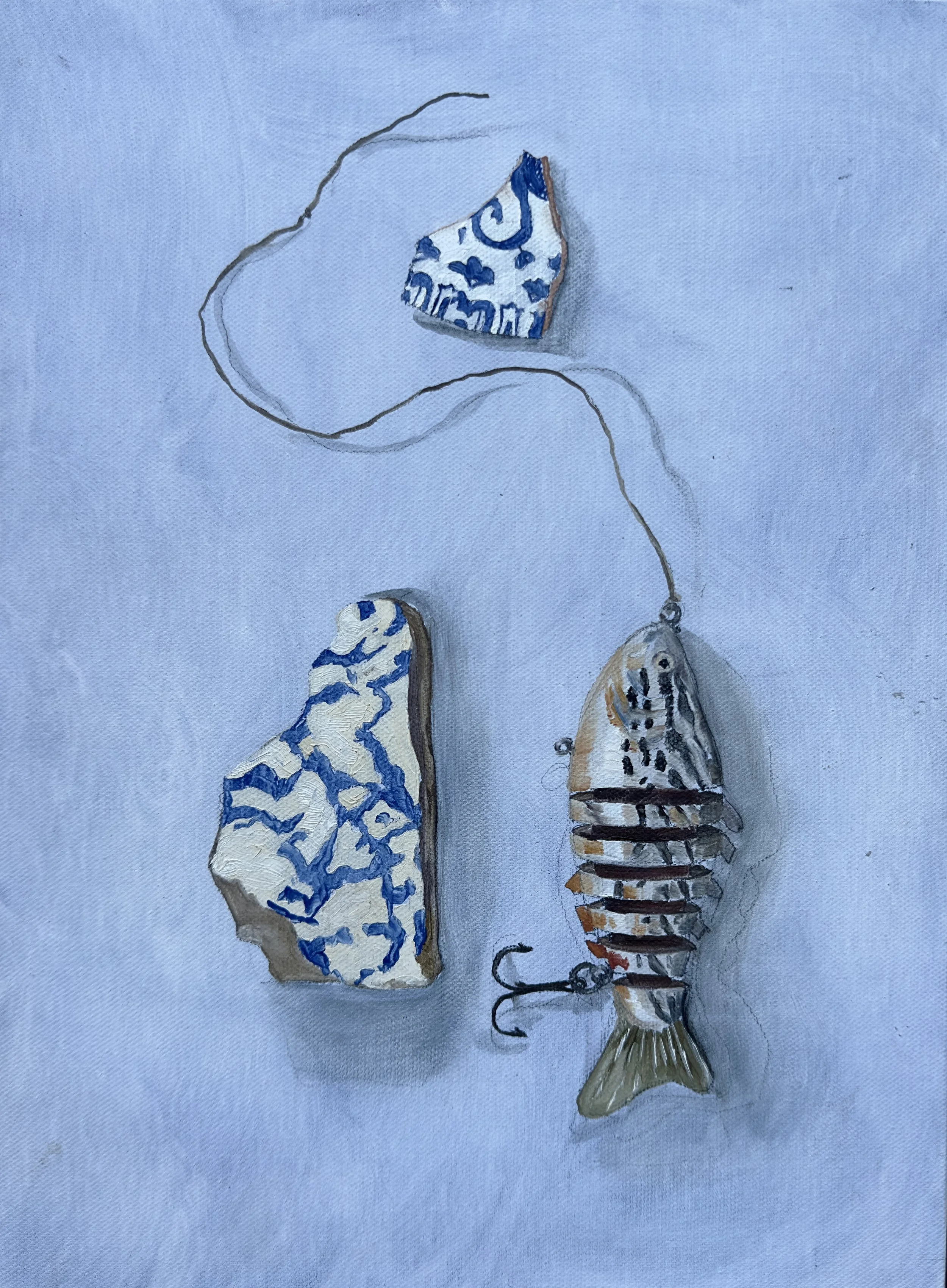 Blue Fishing Lure